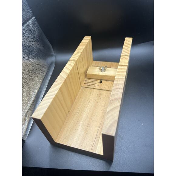 Wood Soap Cutter Loaf Soap Making Tool Adjustable Soap Cutting Guide And Cutter - Picture 2 of 5